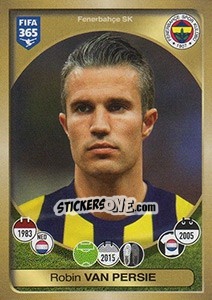 Sticker Robin van Persie - FIFA 365: 2016-2017. East Europe n. 420 - Panini