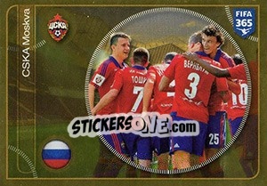 Sticker CSKA Moskva team - FIFA 365: 2016-2017. East Europe n. 426 - Panini