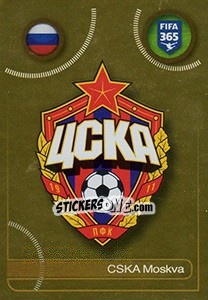 Cromo CSKA Moskva logo - FIFA 365: 2016-2017. East Europe - Panini