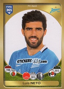 Cromo Luís Neto - FIFA 365: 2016-2017. East Europe - Panini