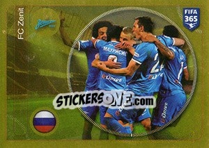 Cromo FC Zenit team - FIFA 365: 2016-2017. East Europe - Panini