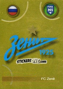 Sticker FC Zenit logo - FIFA 365: 2016-2017. East Europe - Panini