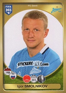 Sticker Igor Smolnikov - FIFA 365: 2016-2017. East Europe n. 442 - Panini