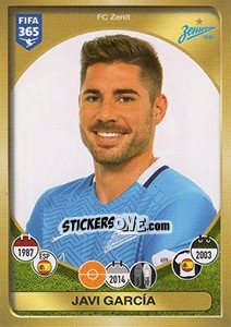 Cromo Javi García - FIFA 365: 2016-2017. East Europe - Panini