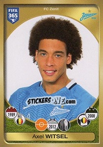 Sticker Axel Witsel - FIFA 365: 2016-2017. East Europe - Panini