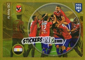 Cromo Al Ahly SC team - FIFA 365: 2016-2017. East Europe - Panini