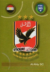 Cromo Al Ahly SC logo - FIFA 365: 2016-2017. East Europe - Panini