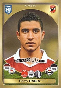 Sticker Ramy Rabia - FIFA 365: 2016-2017. East Europe n. 456 - Panini