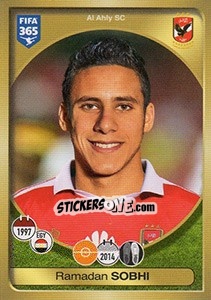 Sticker Ramadan Sobhi - FIFA 365: 2016-2017. East Europe n. 461 - Panini