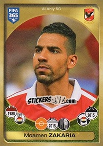 Cromo Moamen Zakaria - FIFA 365: 2016-2017. East Europe - Panini