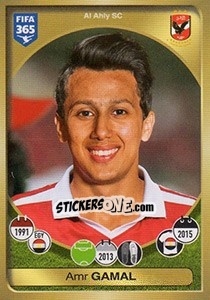 Sticker Amr Gamal - FIFA 365: 2016-2017. East Europe - Panini