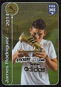 Sticker James Rodríguez (Real Madrid CF) - FIFA 365: 2016-2017. East Europe n. 467 - Panini