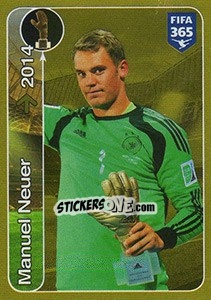 Sticker Manuel Neuer (FC Bayern München) - FIFA 365: 2016-2017. East Europe n. 468 - Panini