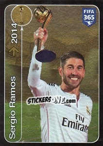 Sticker Sergio Ramos (Real Madrid CF) - FIFA 365: 2016-2017. East Europe - Panini