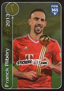 Cromo Franck Ribéry (FC Bayern München) - FIFA 365: 2016-2017. East Europe - Panini