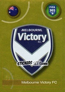 Sticker Melbourne Victory FC logo - FIFA 365: 2016-2017. East Europe - Panini