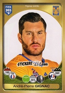 Cromo André-Pierre Gignac - FIFA 365: 2016-2017. East Europe - Panini