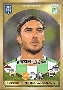 Sticker Sebastián Pérez Cardona - FIFA 365: 2016-2017. East Europe - Panini