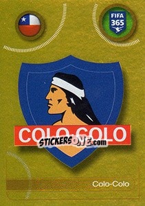 Figurina Colo-Colo logo - FIFA 365: 2016-2017. East Europe - Panini