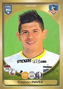 Cromo Esteban Pavez - FIFA 365: 2016-2017. East Europe - Panini