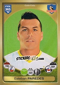 Cromo Esteban Paredes - FIFA 365: 2016-2017. East Europe - Panini