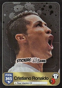 Sticker Cristiano Ronaldo (Real Madrid CF) - FIFA 365: 2016-2017. East Europe n. 558 - Panini