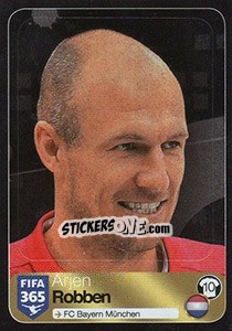 Cromo Arjen Robben (FC Bayern München) - FIFA 365: 2016-2017. East Europe - Panini