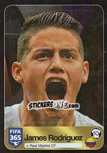 Sticker James Rodríguez (Real Madrid CF) - FIFA 365: 2016-2017. East Europe n. 567 - Panini