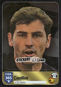 Sticker Iker Casillas (FC Porto) - FIFA 365: 2016-2017. East Europe n. 568 - Panini