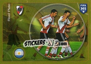 Cromo River Plate team - FIFA 365: 2016-2017. East Europe - Panini