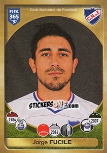Sticker Jorge Fucile - FIFA 365: 2016-2017. East Europe n. 587 - Panini