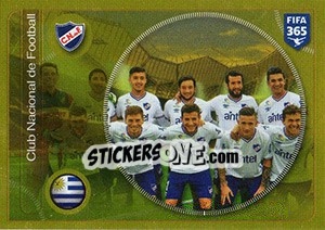 Sticker Club Nacional de Football team - FIFA 365: 2016-2017. East Europe - Panini