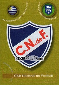 Sticker Club Nacional de Football logo - FIFA 365: 2016-2017. East Europe - Panini