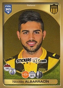 Sticker Nicolás Albarracín - FIFA 365: 2016-2017. East Europe - Panini