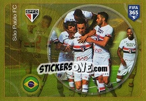 Sticker São Paulo FC team - FIFA 365: 2016-2017. East Europe - Panini