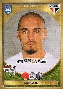 Sticker Maicon - FIFA 365: 2016-2017. East Europe n. 632 - Panini