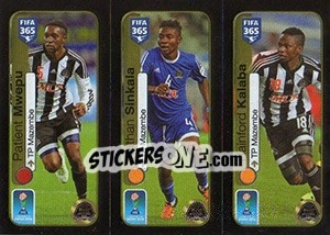 Sticker Mwepu / Sinkala / Kalaba - FIFA 365: 2016-2017. East Europe - Panini