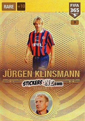 Cromo Jürgen Klinsmann - FIFA 365: 2016-2017. Adrenalyn XL - Nordic edition - Panini