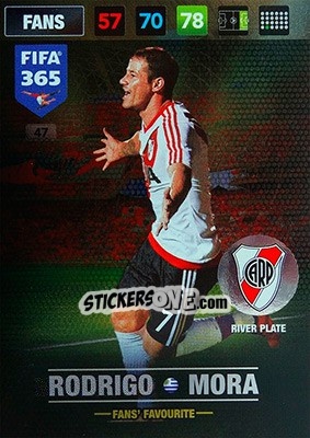 Sticker Rodrigo Mora - FIFA 365: 2016-2017. Adrenalyn XL - Nordic edition n. 47 - Panini