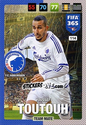 Figurina Youssef Toutouh - FIFA 365: 2016-2017. Adrenalyn XL - Nordic edition - Panini