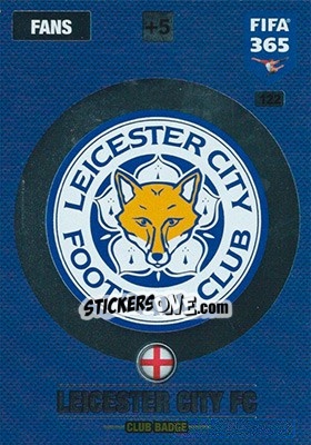 Sticker Club Badge - FIFA 365: 2016-2017. Adrenalyn XL - Nordic edition n. 122 - Panini