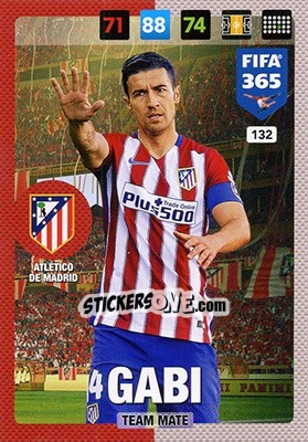 Sticker Gabi - FIFA 365: 2016-2017. Adrenalyn XL - Nordic edition n. 132 - Panini