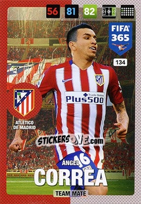 Sticker Ángel Correa - FIFA 365: 2016-2017. Adrenalyn XL - Nordic edition n. 134 - Panini