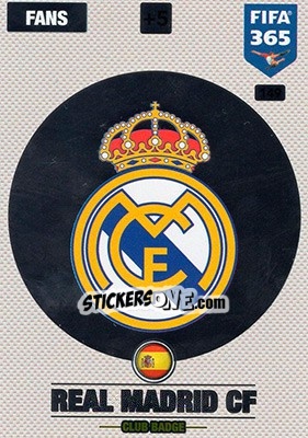 Sticker Club Badge - FIFA 365: 2016-2017. Adrenalyn XL - Nordic edition n. 149 - Panini