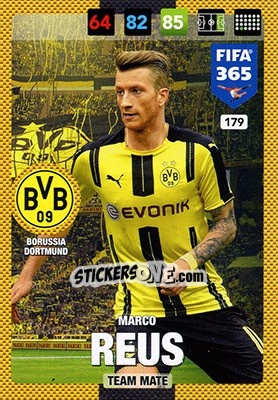 Sticker Marco Reus - FIFA 365: 2016-2017. Adrenalyn XL - Nordic edition n. 179 - Panini