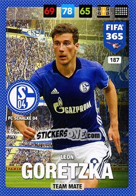Sticker Leon Goretzka - FIFA 365: 2016-2017. Adrenalyn XL - Nordic edition n. 187 - Panini