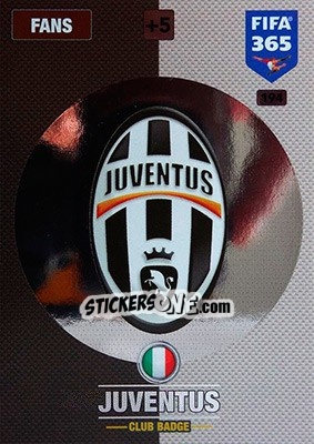 Sticker Club Badge - FIFA 365: 2016-2017. Adrenalyn XL - Nordic edition - Panini