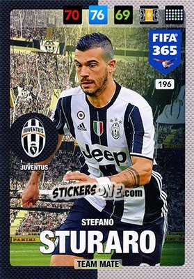 Sticker Stefano Sturaro - FIFA 365: 2016-2017. Adrenalyn XL - Nordic edition n. 196 - Panini