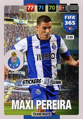 Sticker Maxi Pereira - FIFA 365: 2016-2017. Adrenalyn XL - Nordic edition - Panini