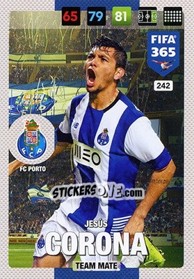 Sticker Jesús Corona - FIFA 365: 2016-2017. Adrenalyn XL - Nordic edition - Panini